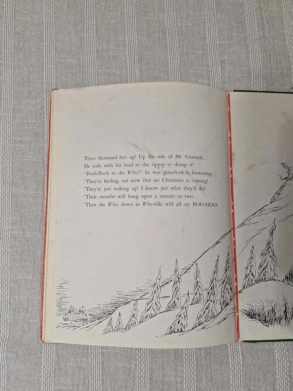 How the Grinch Stole Christmas HC by Dr. Seuss 1st Edition Later Printing 1957